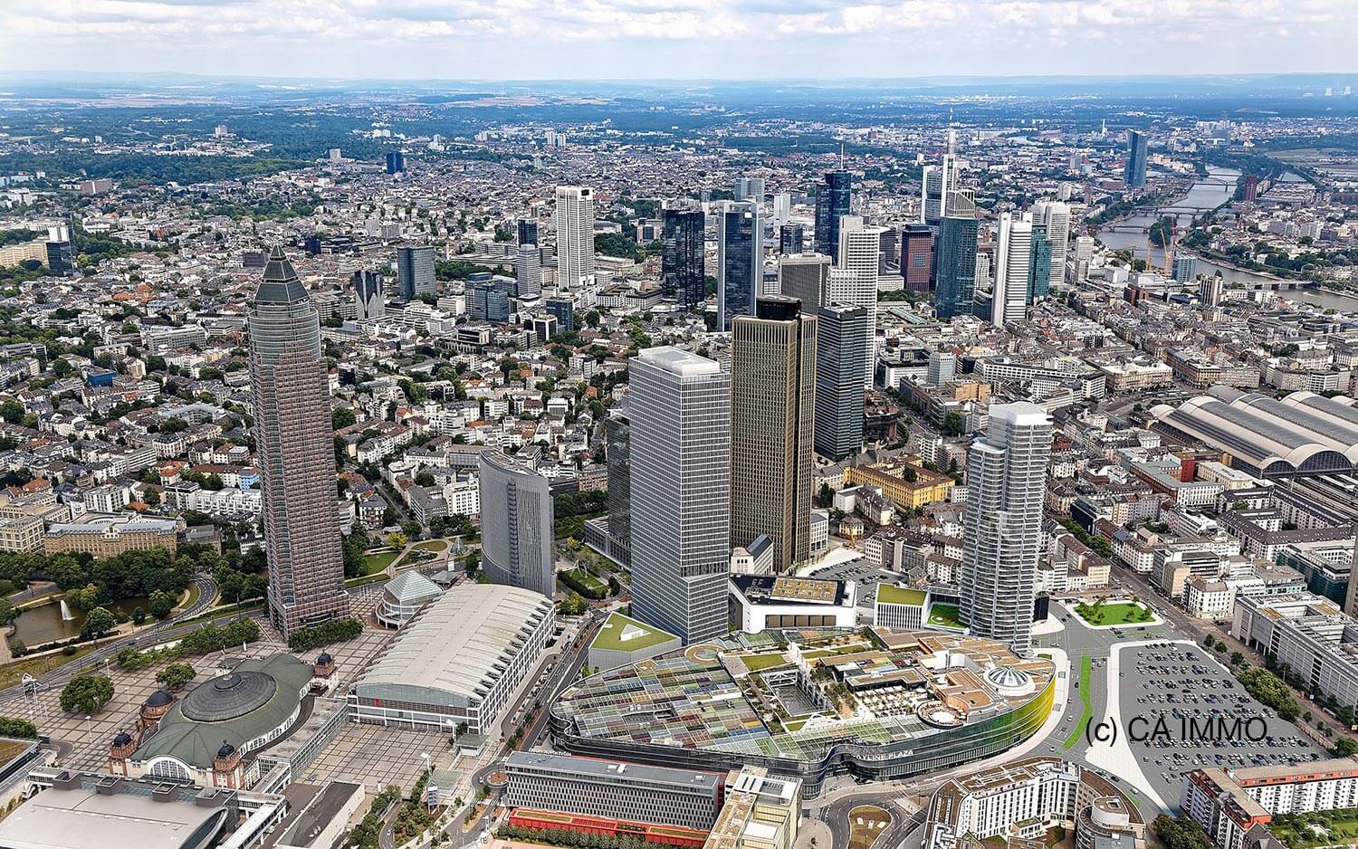 CA Immo is building Tower One Frankfurt – New Skyscraper at the Trade Fair Area