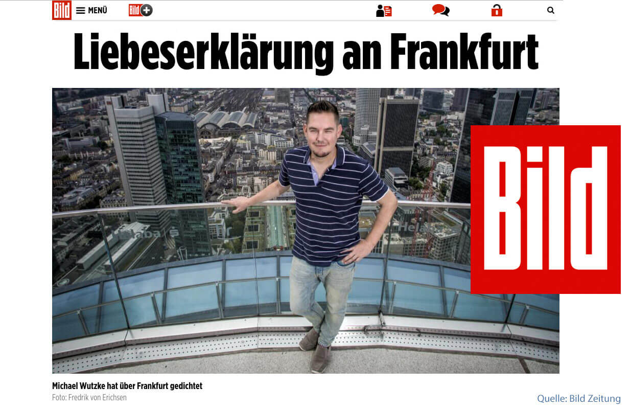 Bild Zeitung Frankfurt Hochhäuser