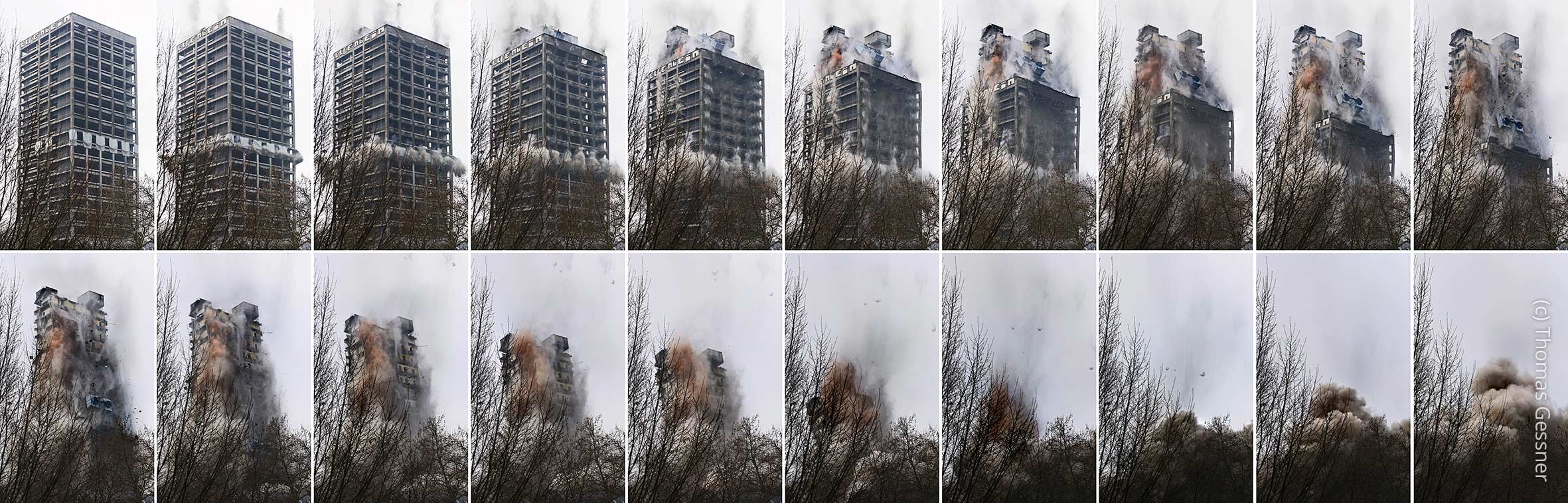 BOOOM – AfE Tower Frankfurt Demolition