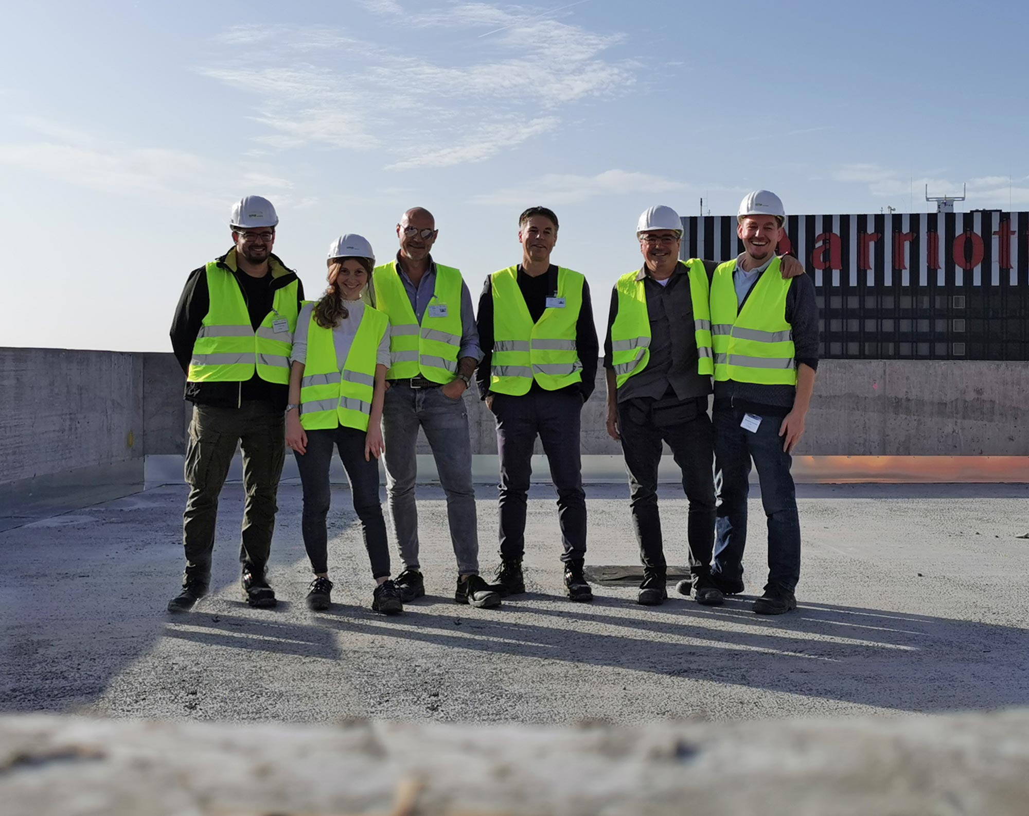 The teams of SKYLINE ATLAS meets cyrus moser meet