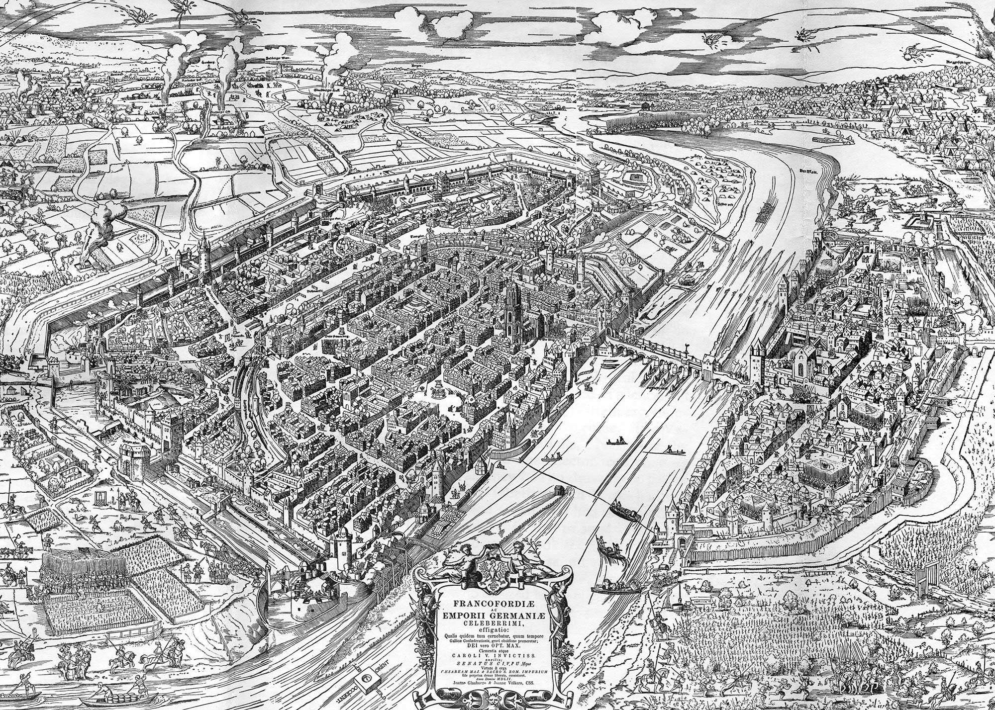 Frankfurt city walls - Frankfurt fortification