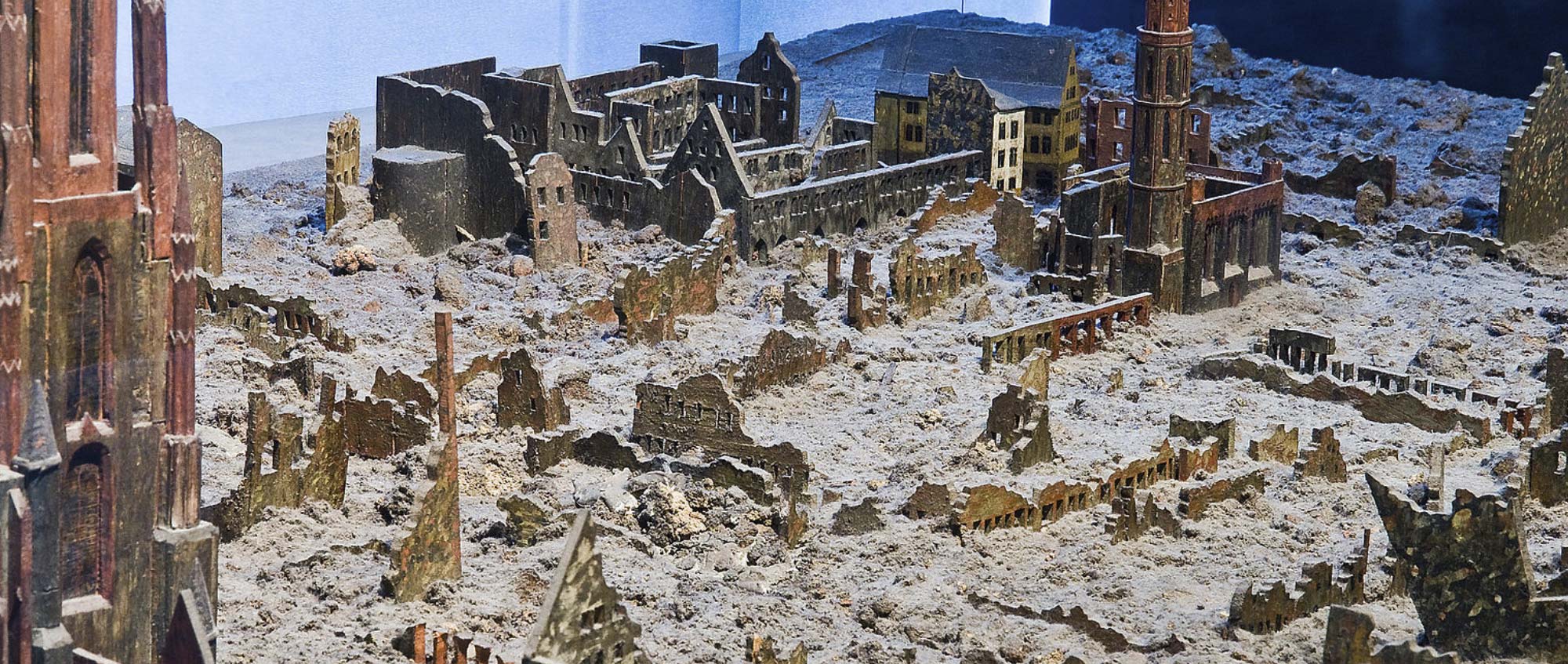 Old Town Frankfurt destructed by WW2