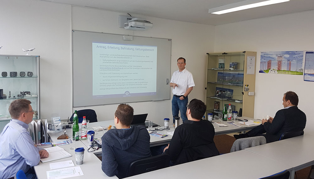 Becoming a certified drone pilot in Germany requires on-premise training