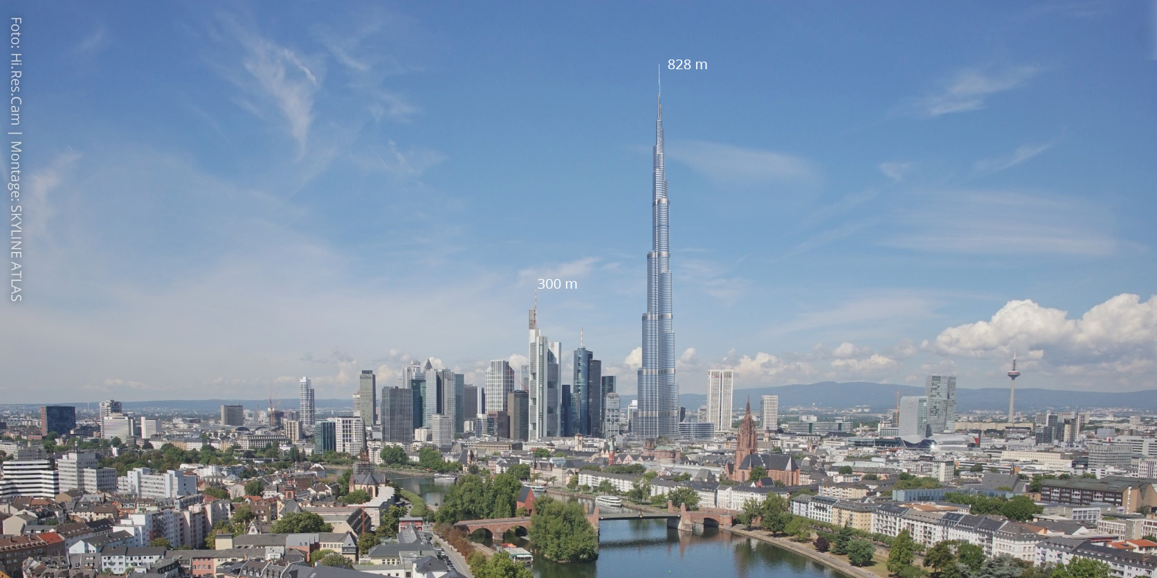 Burj Khalifa in Frankfurt