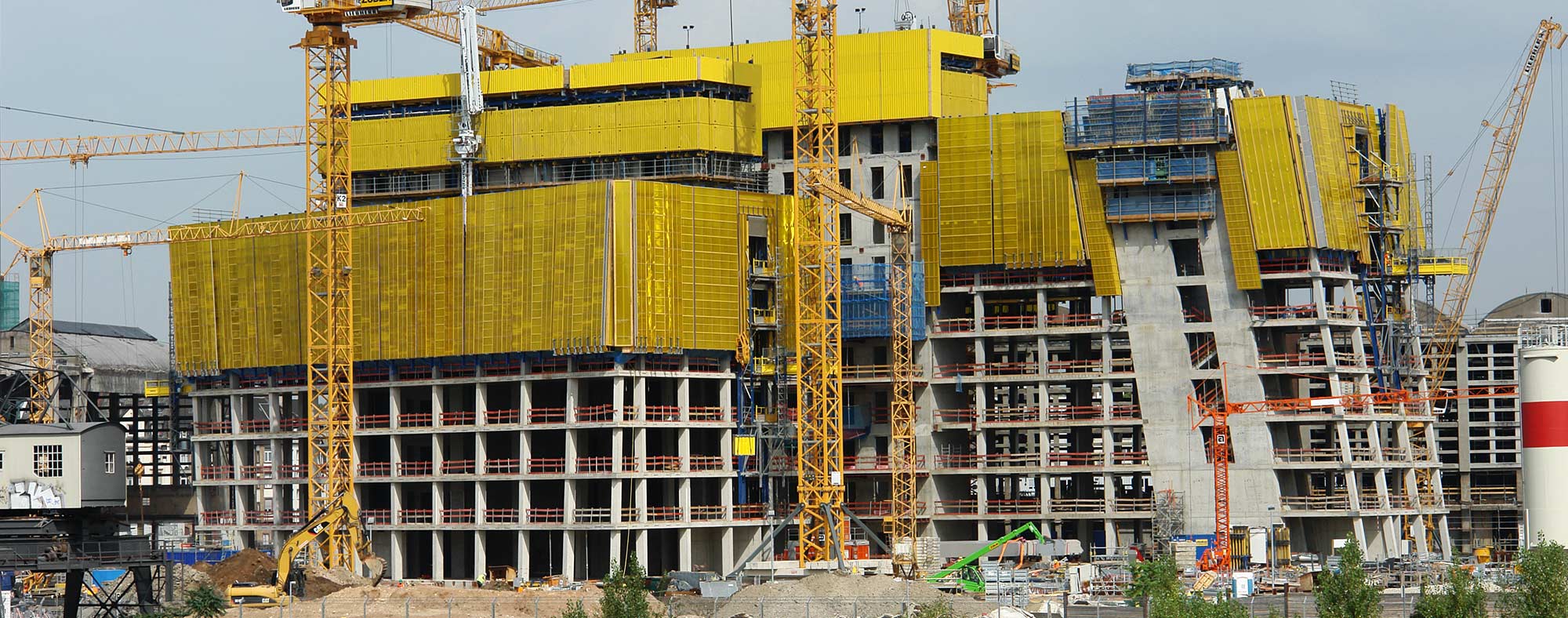 ECB Frankfurt - during the construction