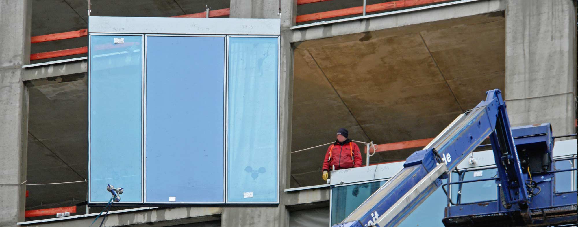 Energy efficiency on highrise facade