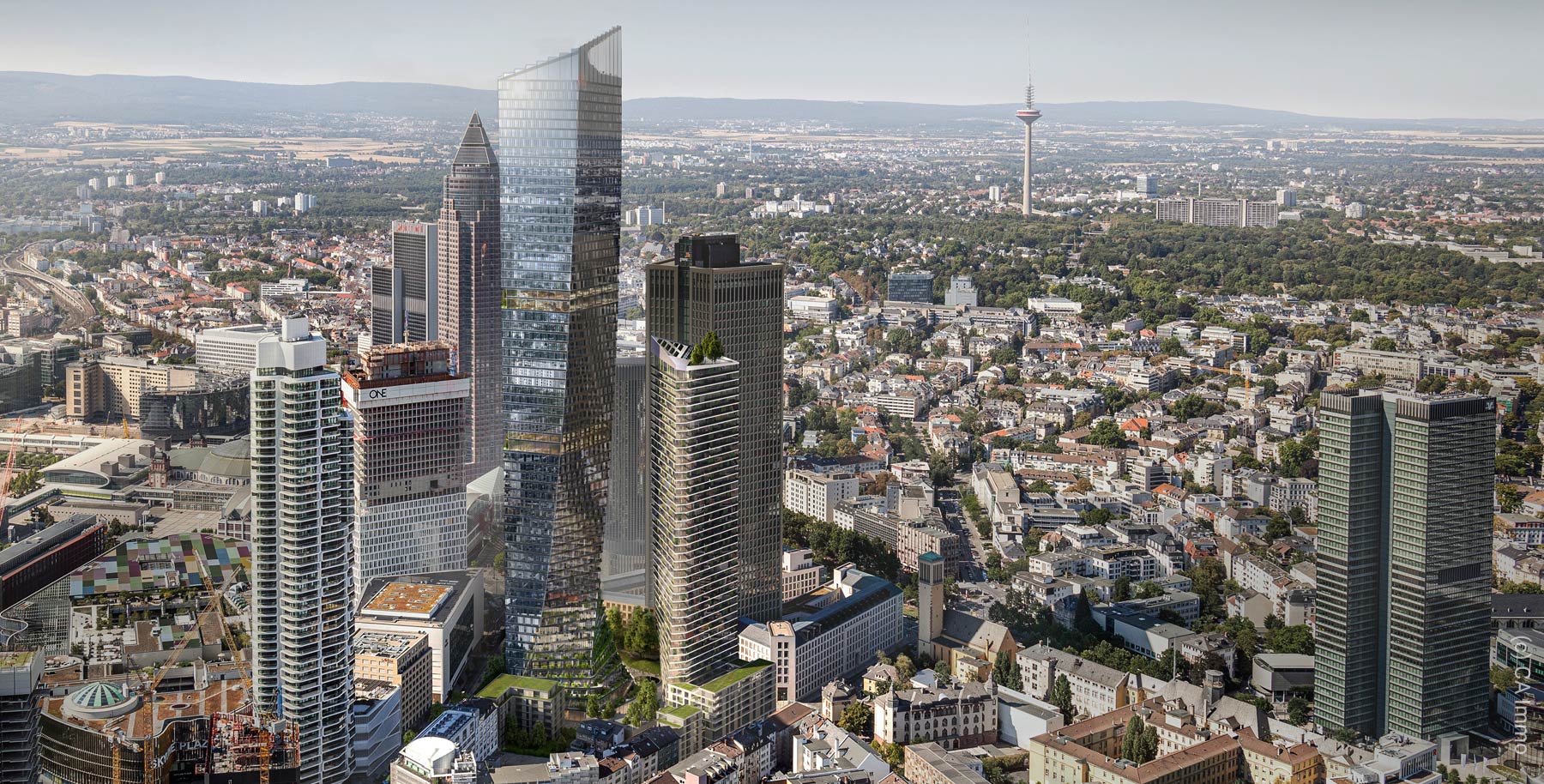 Skyscrapers on the Millennium Area