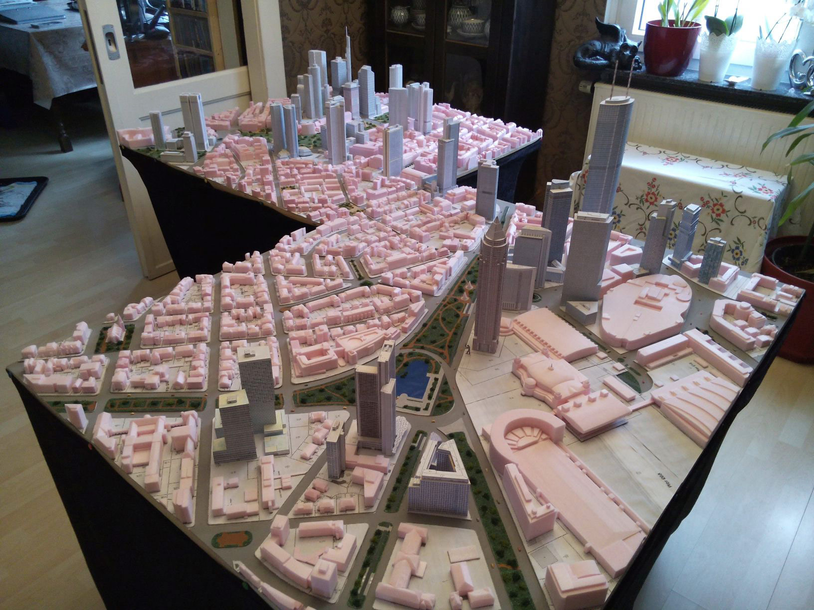 Skyscraper Model Frankfurt - Financial District - Westend - model by Frank Reuter