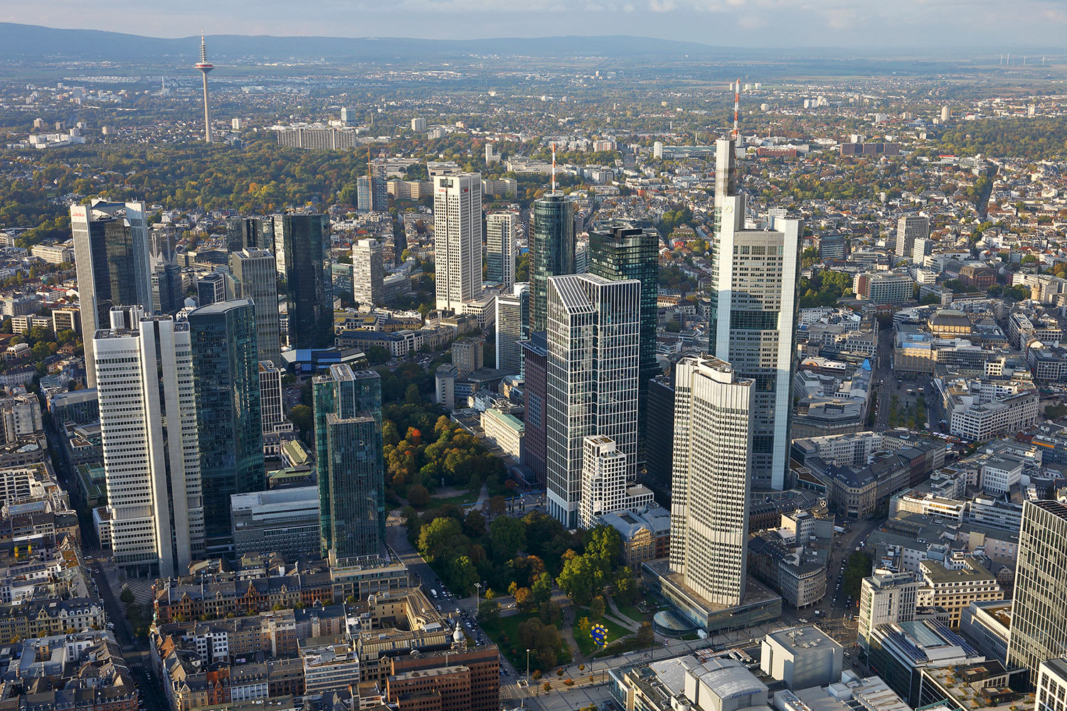 CBD Frankfurt - Central Business District - Tall Buildings