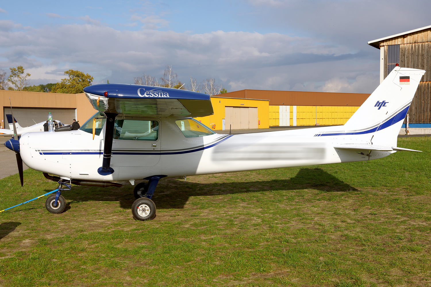 Cessna 152 at Frankfurt-Egelsbach airport