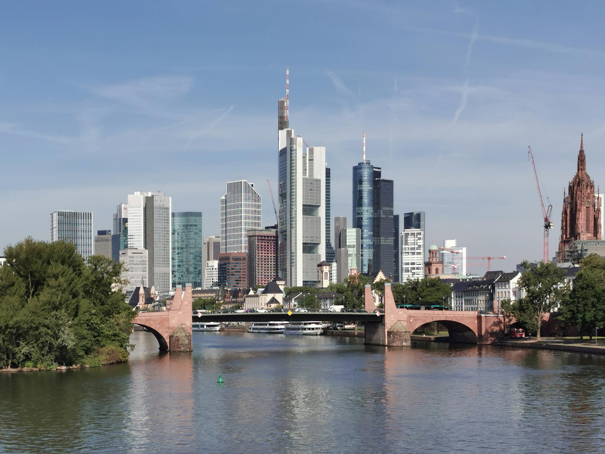 Frankfurt Germany free stock photo - Frankfur CBD - Photo of the Frankfurt CBD - Download image for free - Frankfurt press photo - Photo No. 685-997-701