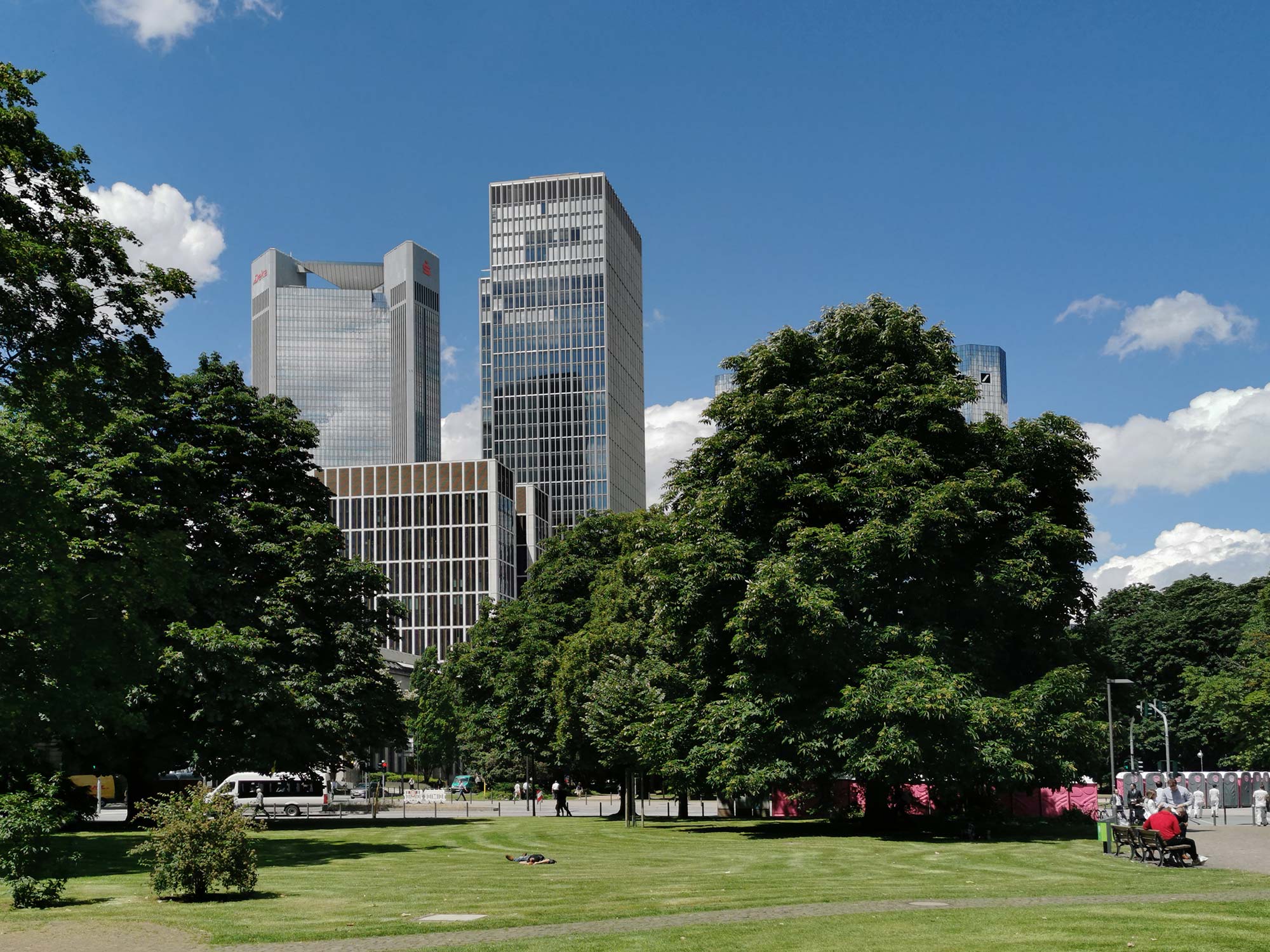 Marieninsel - Marienturm tenants - Marienforum tenants - Bank of America - office tower Frankfurt CBD - Tribes