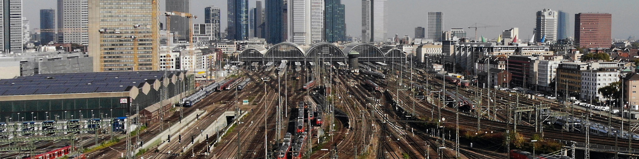 Frankfurt Central Station - Frankfurt Main Station - HBF FFM panorama