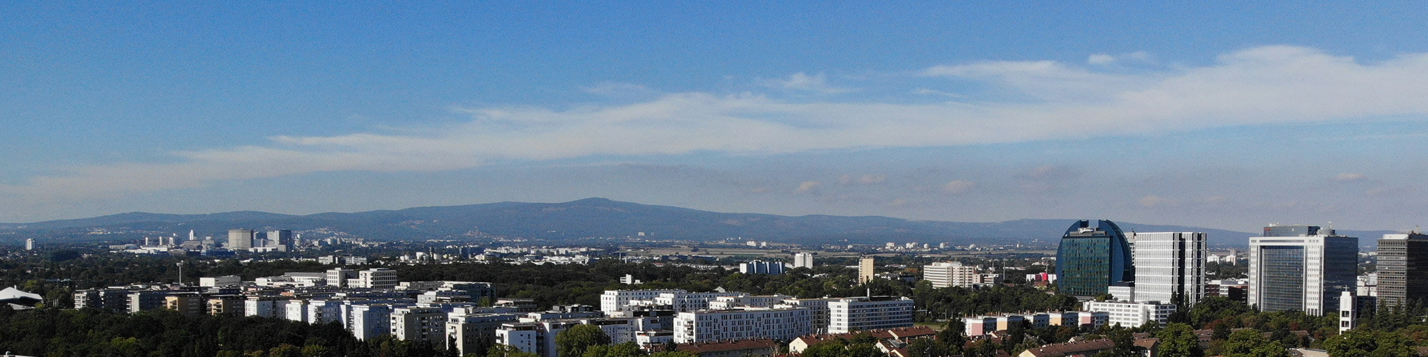Taunus mountains panorama