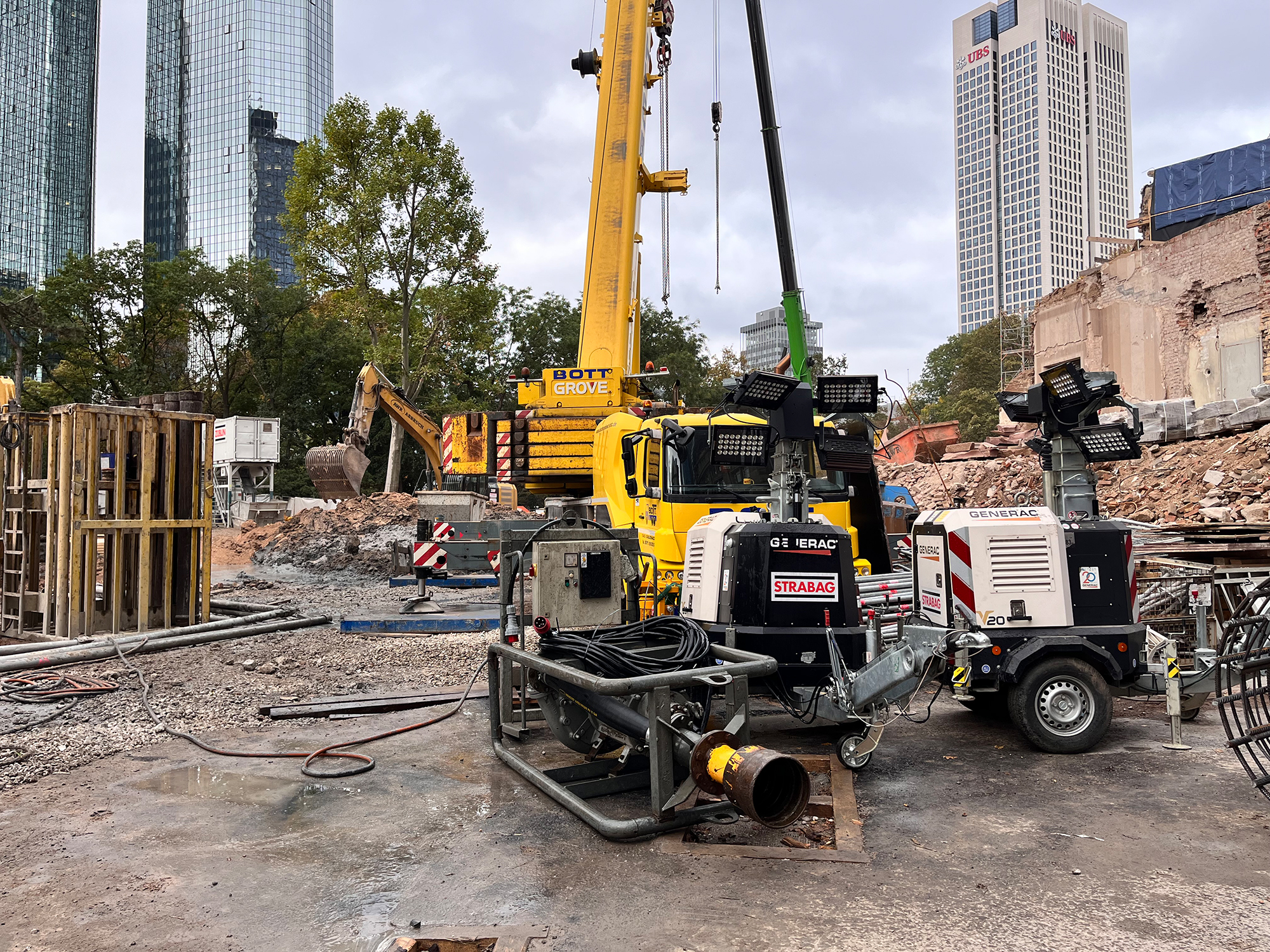 Central - Business - Tower - Baustelle - Besichtigung - Strabag