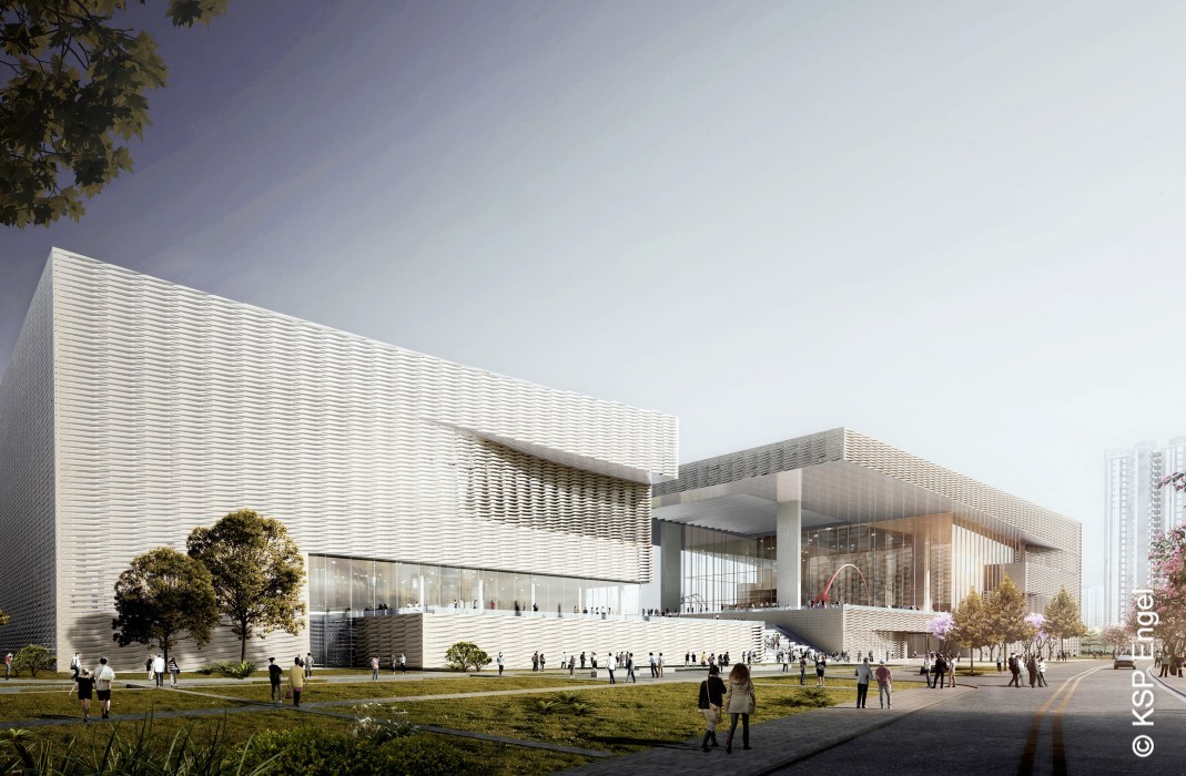 Shenzhen Art Museum and Library_Visualisierung KSP Engel